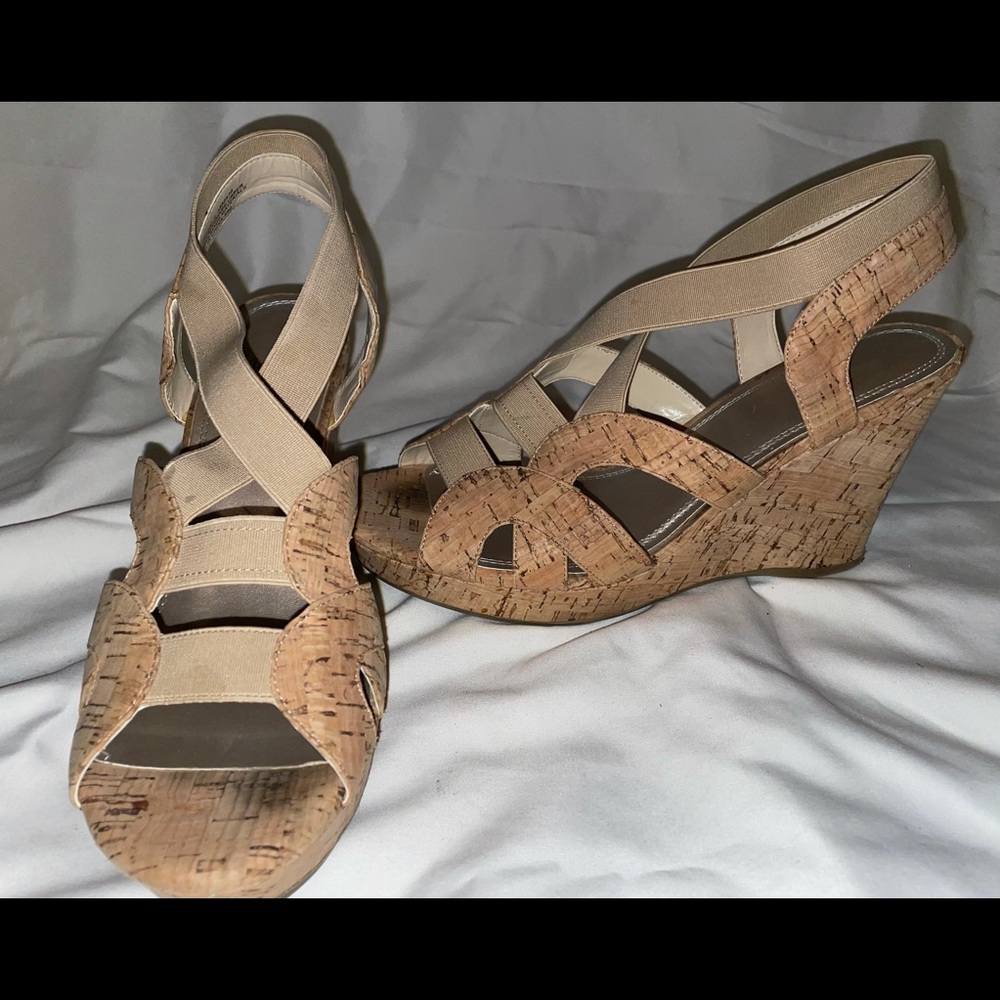 Tan wedge Sandals